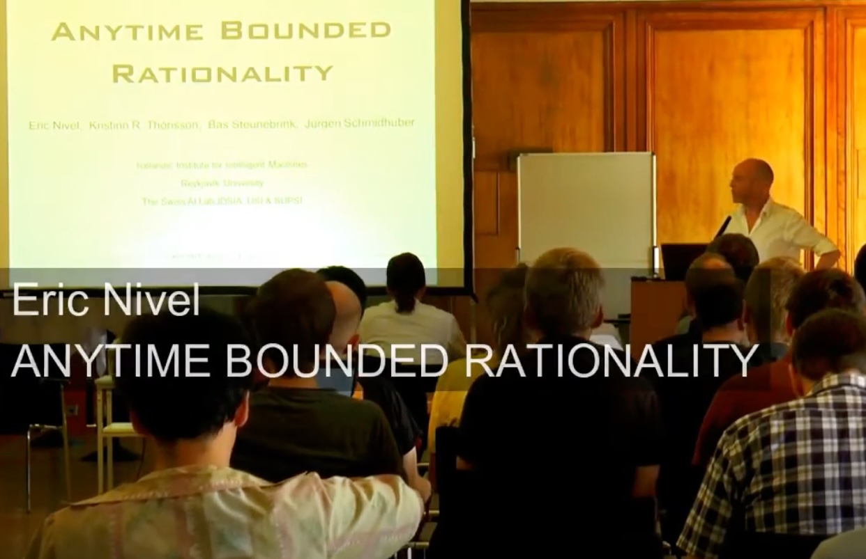 Still from Eric Nivel's AGI-15 lecture