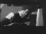 Man in window