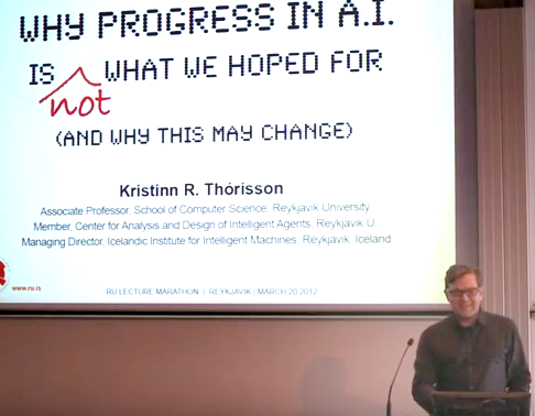 Thorisson talk on progress in AI