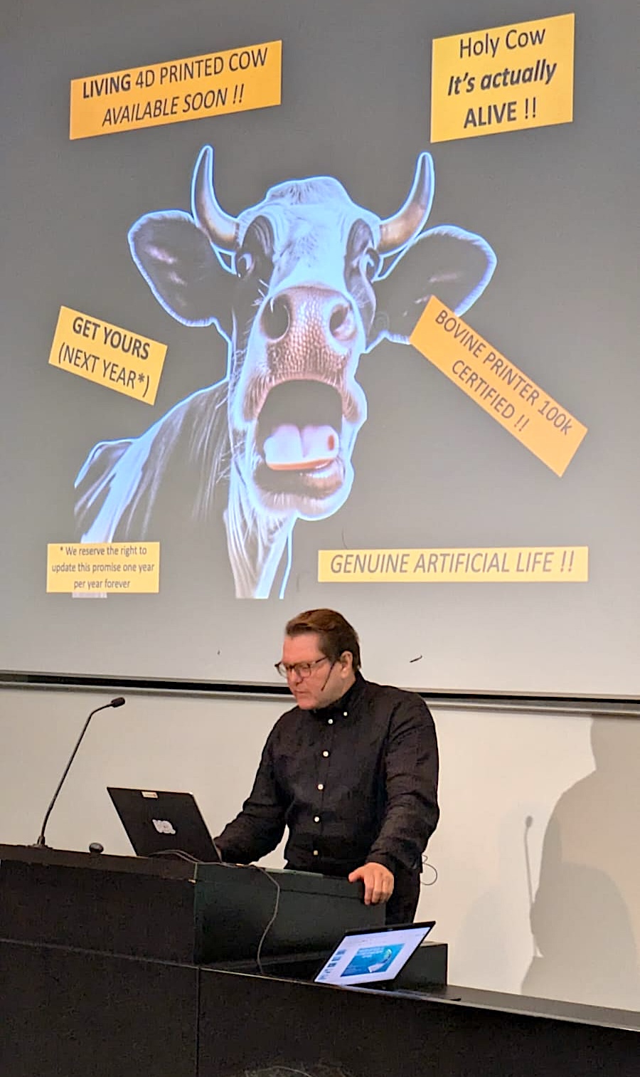 still from KR Thorisson's keynote, AGI conference 2025